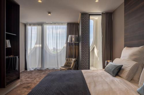 Postel nebo postele na pokoji v ubytování Hotel Continental