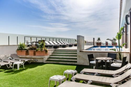 Un balcón o terraza en Hotel 525