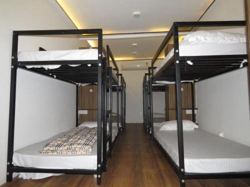 Un ou plusieurs lits superposés dans un hébergement de l'établissement Comfort Stay Hostel