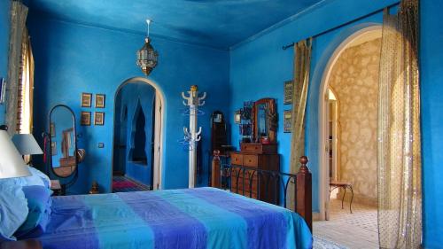 Cama o camas de una habitación en Villa Habibi