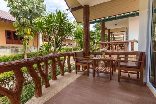 Balcone o terrazza di Shangrilah Bungalow