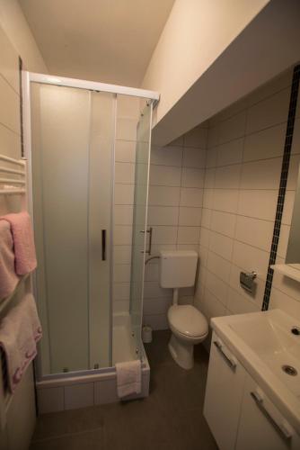 Salle de bains dans l'établissement Apartmani Šimić
