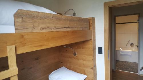 Koupelna v ubytování Hotel Mozart