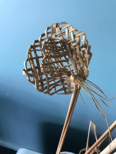 a wicker object with a wooden stem at Rataview in Barrytown