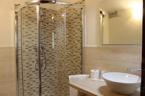 Ванная комната в Lake Garda Beach Hostel