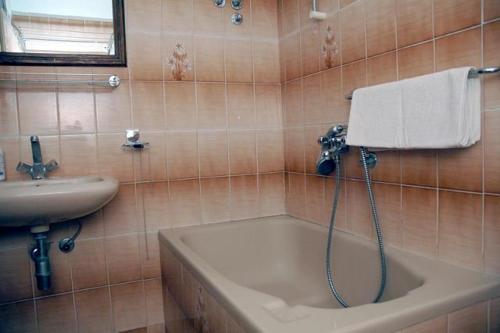 Koupelna v ubytování Guesthouse Mimas