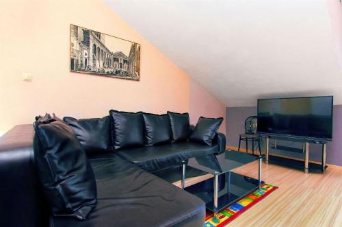 TV a/nebo společenská místnost v ubytování Apartments Martina