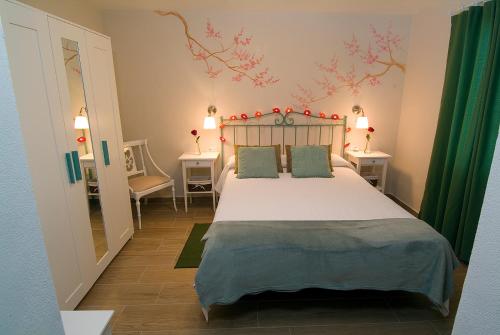 Ένα ή περισσότερα κρεβάτια σε δωμάτιο στο Apt El Perenquen