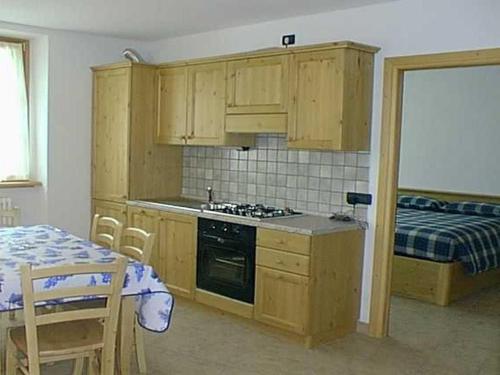 Dapur atau dapur kecil di Casa Vacanze Sablonera