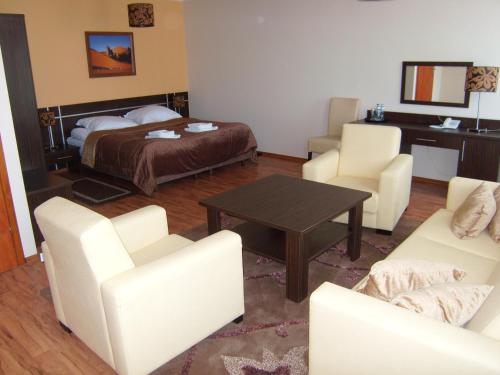 O zonă de relaxare la Villa Ramzes