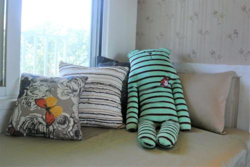 Katil atau katil-katil dalam bilik di Bell Cottage B&B