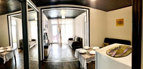 Posezení v ubytování Akvitaniya Mini-Hotel
