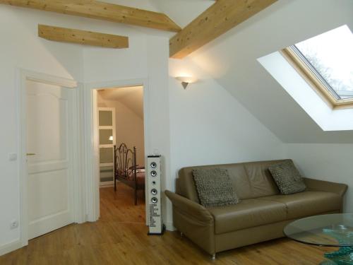 Χώρος καθιστικού στο LakeStarnberg Apartments