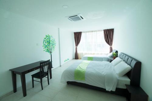 Katil atau katil-katil dalam bilik di Hard Rock VIP Guest House