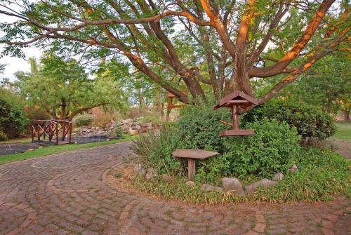 Κήπος έξω από το Hoopoe Haven Guest House