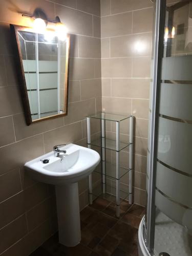 Bilik mandi di Apartamentos Algodonales