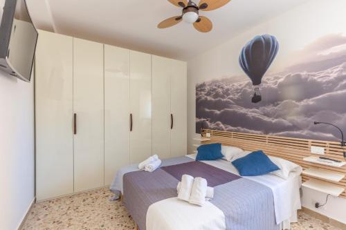 Ένα ή περισσότερα κρεβάτια σε δωμάτιο στο Maison Brigitte - Solemar Sicilia