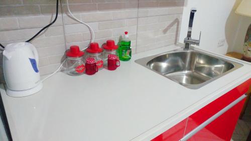 Dapur atau dapur kecil di City Suites