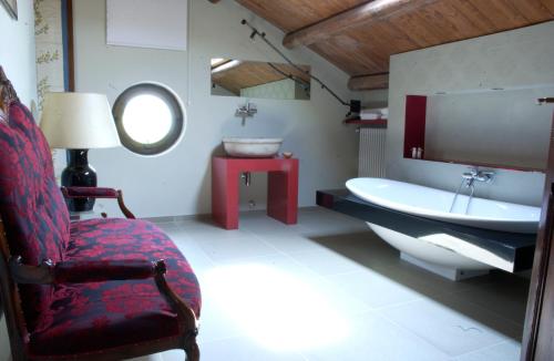 Koupelna v ubytování Casa Isabella