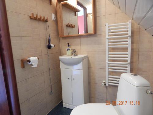 Koupelna v ubytování Apartamenty Wyspiańskiego