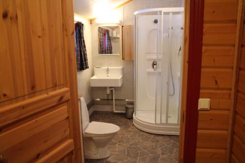 Kylpyhuone majoituspaikassa Visit Junkerdal
