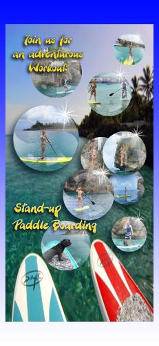 a collage of photos of people surfing on surfboards at Casa Valeria Boutique Hotel in Sosúa
