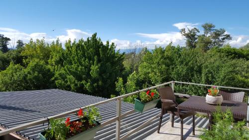 Balkón nebo terasa v ubytování Guest House Elene