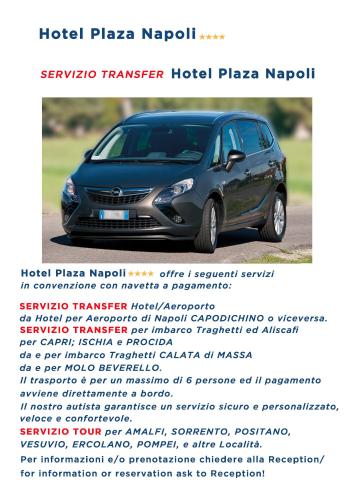 a screenshot of a flyer for a toyota prius car at Best Western Plus Hotel Plaza in Naples