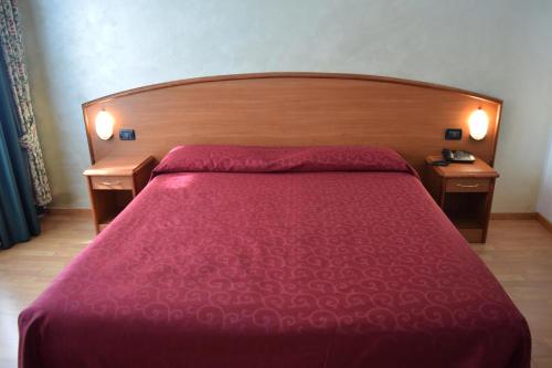 Ένα ή περισσότερα κρεβάτια σε δωμάτιο στο Hotel Europa