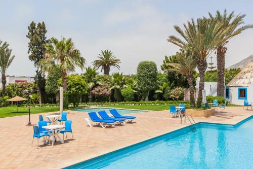 Bazén v ubytování Oasis Hotel & Spa nebo v jeho okolí