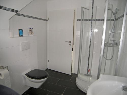 Ένα μπάνιο στο Ferienhaus Regenbogen