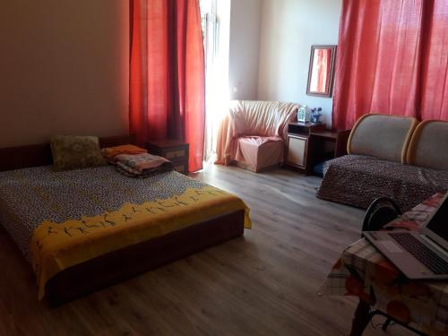 Postel nebo postele na pokoji v ubytování Hostel Teremok