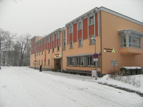 Jugendherberge Karlsruhe v zimě
