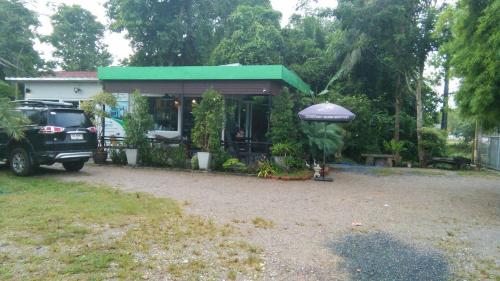 Zahrada ubytování Green Happy Homestay
