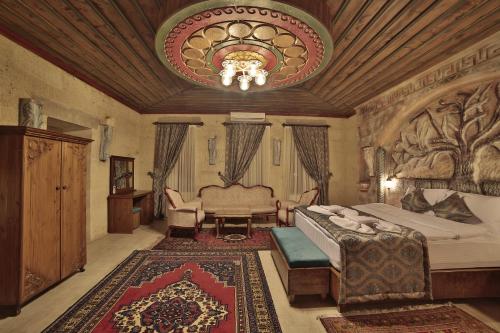 Katil atau katil-katil dalam bilik di Grand Cappadocia Hotel