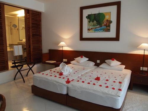 Katil atau katil-katil dalam bilik di Lanka Princess All Inclusive Hotel