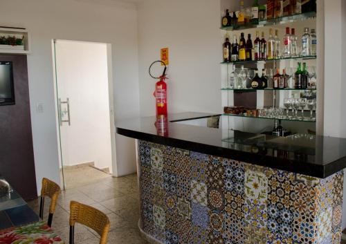 Lounge nebo bar v ubytování Pousada Tambaú