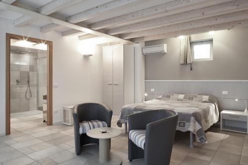 Koupelna v ubytování B&B Agorà