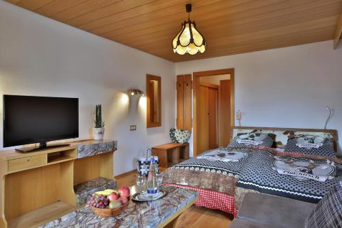 Postel nebo postele na pokoji v ubytování Osserhotel - B&B am Osser