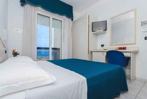 Katil atau katil-katil dalam bilik di Hotel Oriente