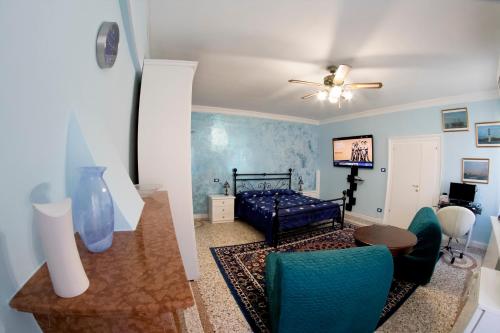 Katil atau katil-katil dalam bilik di Casa di San Martino