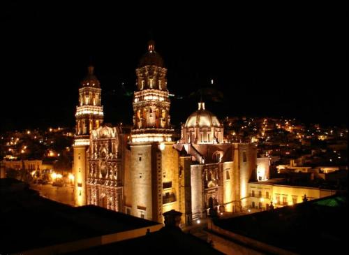 Vista general de Zacatecas o vista desde el hotel