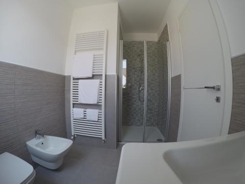 Koupelna v ubytování B&B Villa del Lago