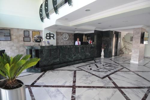 The lobby or reception area at Bugday Hotel