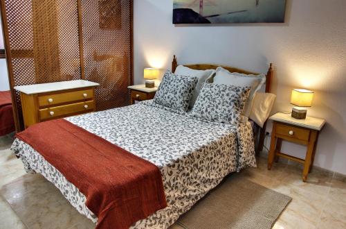 Posteľ alebo postele v izbe v ubytovaní Marody Tenerife House