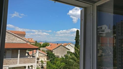 a view of a city from a window at Guesthouse Lidija in Sutivan