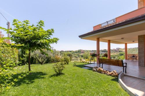 Zahrada ubytování B&B Paradiso