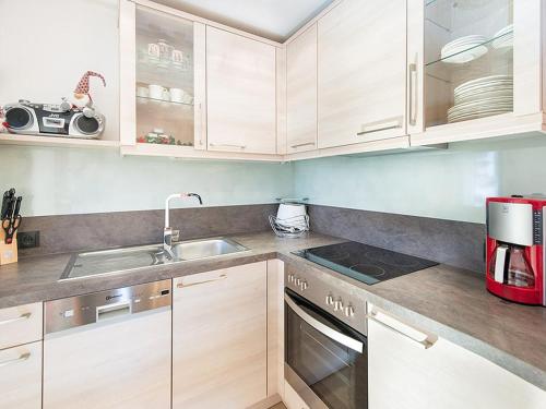 Dapur atau dapur kecil di Haus Bergkristall