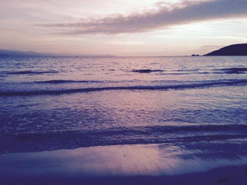 a view of the ocean from the beach at Hotel Marinaro in Santa Teresa Gallura
