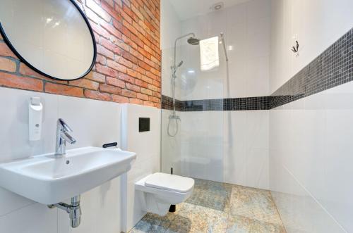 Ένα μπάνιο στο Apartamenty Bema4 Sopot